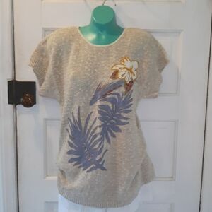 Vintage Thackery USA short sleeve sweater